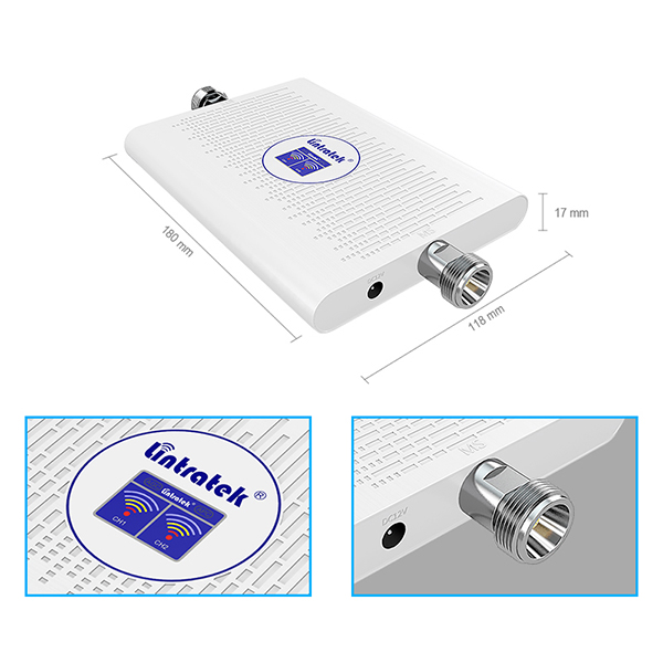 Lintratek resell factory wholesale cell phone signal booster kw23c dual band gsm/dcs supplier for jio network booster price