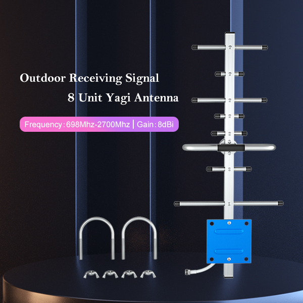 Lintratek 8 unitate Yagi komunikazio antena telefono mugikorraren antena fabrikatzailea eta 4g kanpoko antena hornitzaileak Txinan