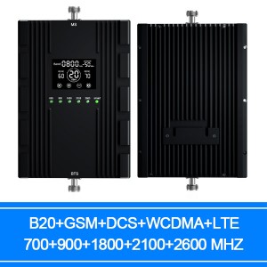 چین 20dbm اسمارٹ ٹچ اسکرین 70dB AGC MGC ALC فنکشن 4G LTE 2600MHz موبائل سگنل بوسٹر ریپیٹر
