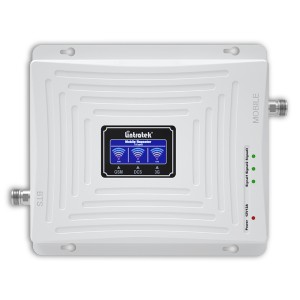 Lintratek KW20C Factory Wireless 900MHz&1800MHz&2600MHz Tri Band Bandwidth Adjustable Digital Repeater