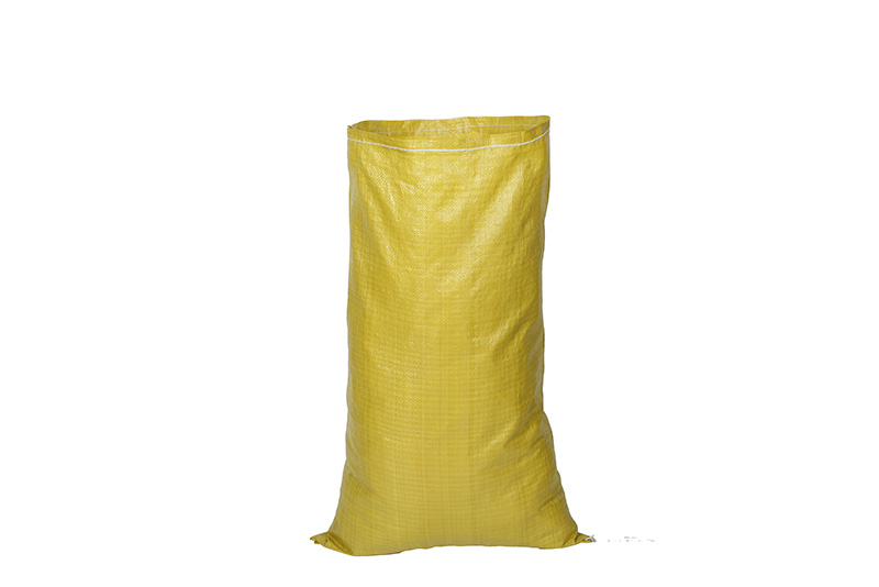 yellow woven bag
