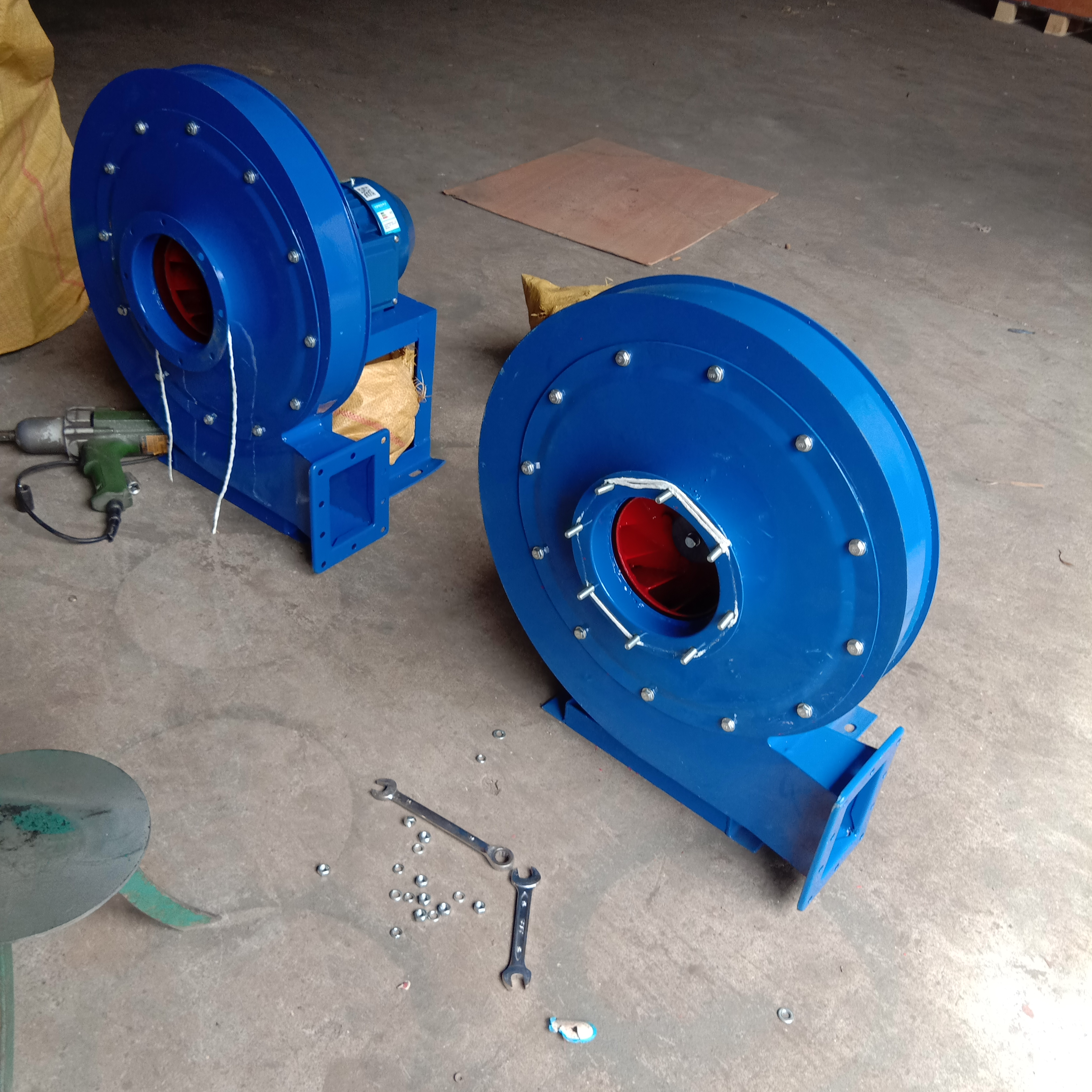 9-19 /High pressure centrifugal fans Spray dissolving cloth equipment  blower directly by motor