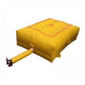Rescue air cushion can protect escaper who jump from high levels when there is a fire or an emergency.