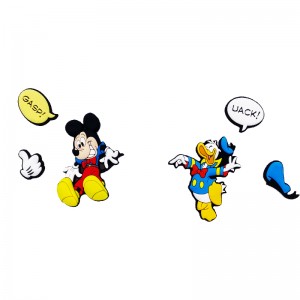 Mickey Charms Dako nga Daisy Donald Duck DIY Plastic Craft