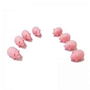 Cute pink bacon scented erasers for children