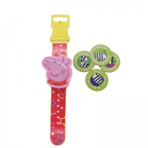 Lovely peppa pig watch with candy toys