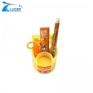 Customized stationery set with pen holder 5 IN 1