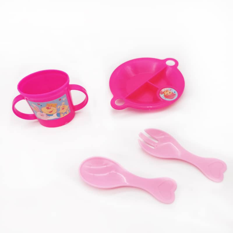 Kids pretend play toys with tableware accessories girls toys