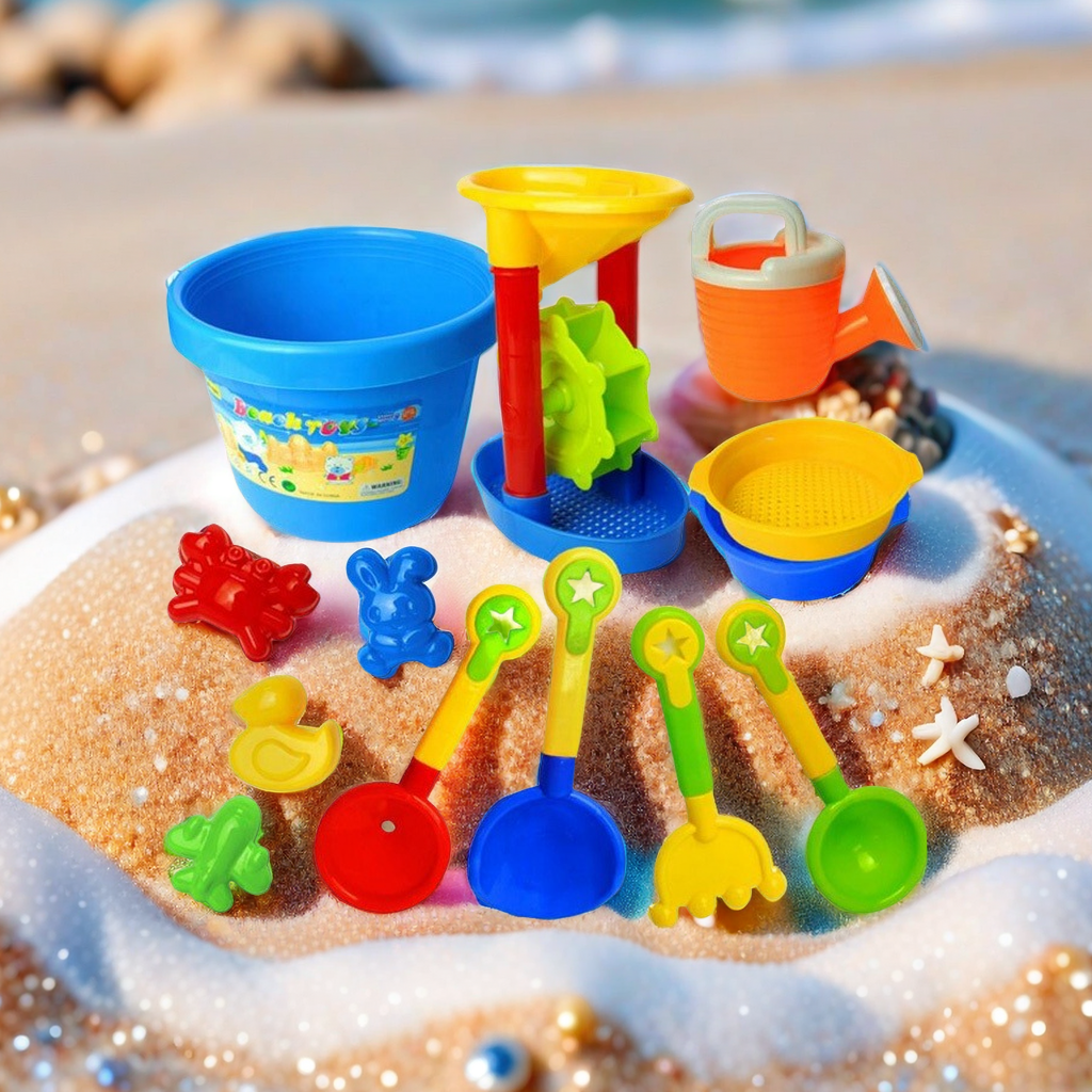 Summer Beach Toys Kids Silicone Sandbox Set Beach Toy Beach Sand Play Tools