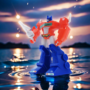 Penjualan Panas Pasokan Pabrik Promosi Mainan Robot Kecil Berwarna-warni Plastik