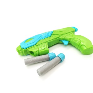 pistola de xoguete para disparar bala de neno xoguete aerodinámico suave elástico para pais e fillos