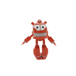 Awoṣe Cartoon Unisex Robotic Toy Car pilasitik Iyipada Robot ibajẹ Ọkọ ayọkẹlẹ Robot Car Ibaṣepọ