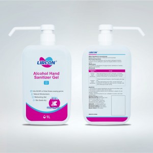 China Waterless Hand Sanitizer Gel –  High Quality Antibacterial 75% Alcohol Hand Sanitizer Gel  – Lircon