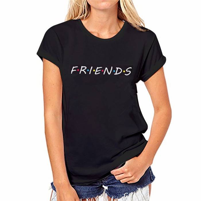 TP80168 Fashion Latest Designs tops For ladies Custom Short Sleeve tank t shirts tops letter printing casual