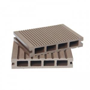 Weather Resistance Outdoor Wood Composite WPC Hollow Decking