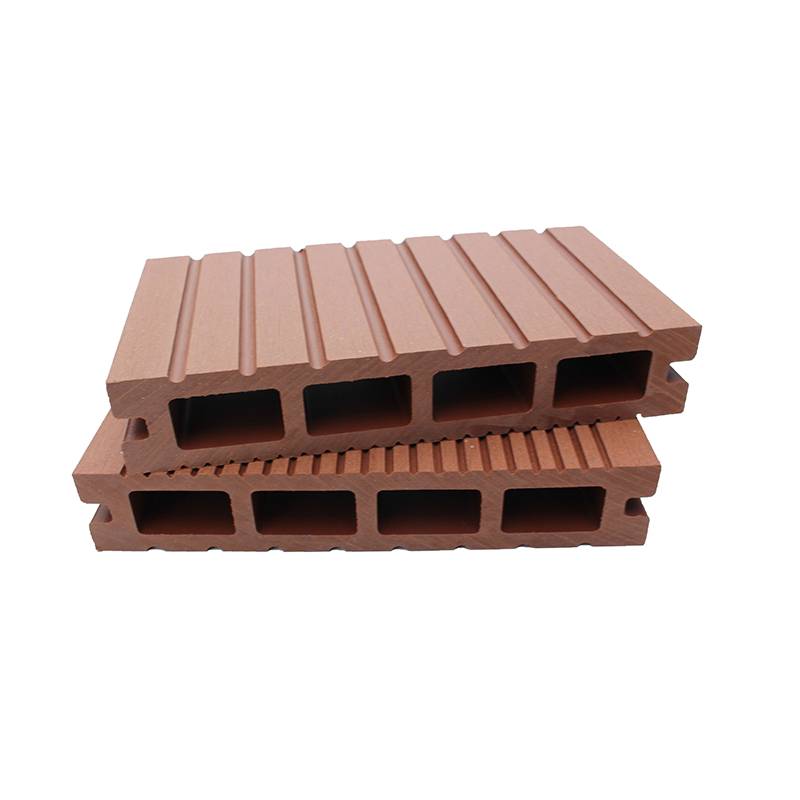 Weather Resistance Outdoor Wood Composite WPC Hollow Decking
