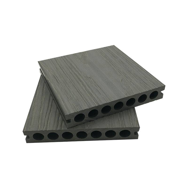3D Embossing Weather Resistance Composite Hollow WPC Decking