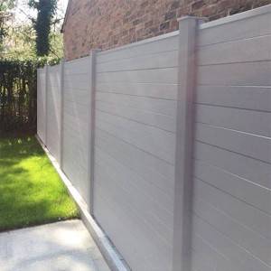Outdoor Waterproof Garden WPC Fence Screen For Privacy