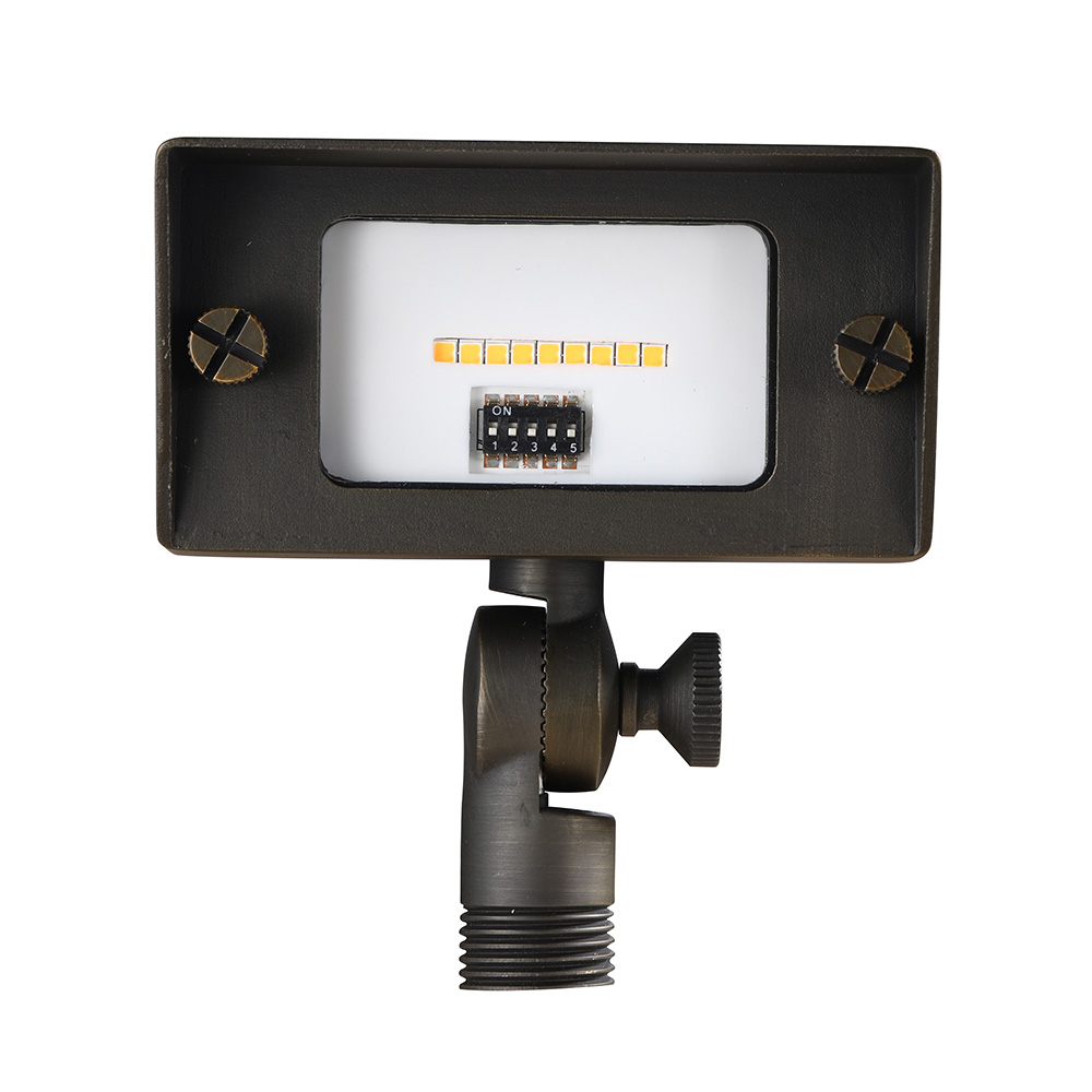 Integrated Brass Flood Lights with adjustable Power