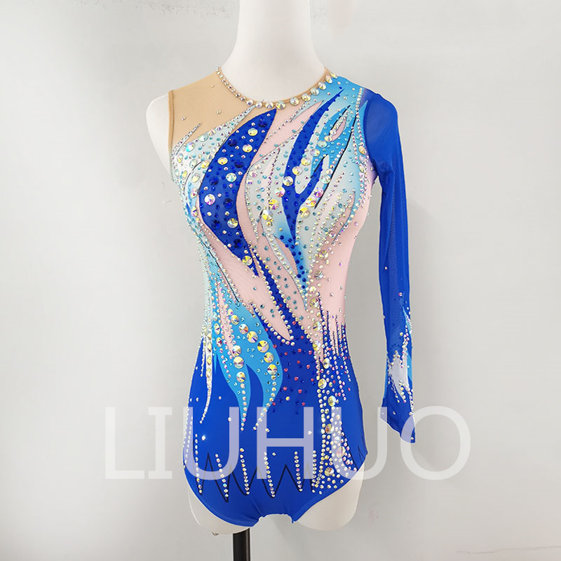 LIUHUO Gymnastics Leotards Artistics Professional Customize Colors Girls Competition Stage