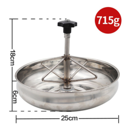 Stainless steel piggery feed bowl2133