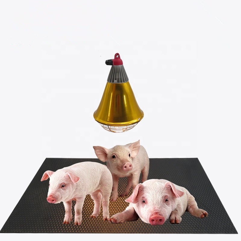 High quality factory customized anti-slip piglet rubber mats for piggy warming incubator box floor