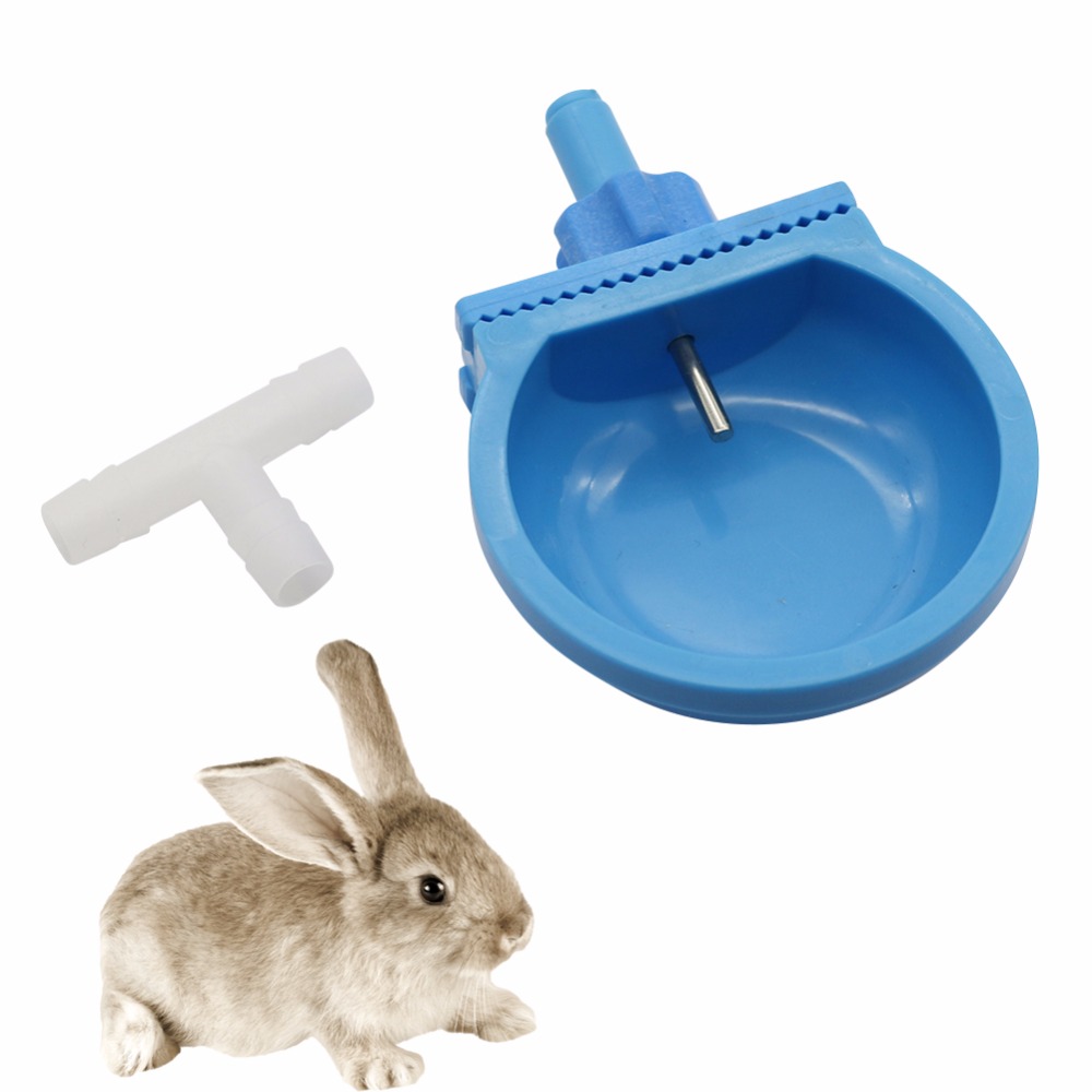 Hot Sales Plastic Hanging Cage Rabbit Drinker Cup Rabbit Drink Bowl For Rabbit Caged Watering System Water Drinker