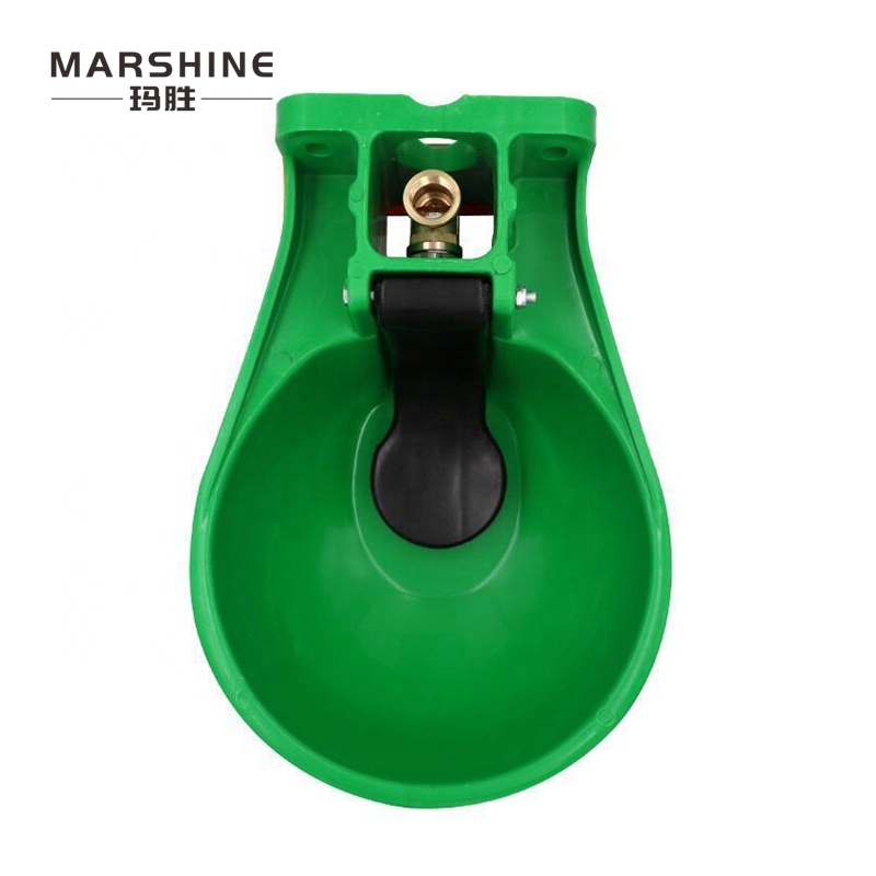 Automatic Cow Water Bowl Drinker Plastic Horse Cow Water Bucket Cattle Water Feeding Trough With Stainless Steel Pipe