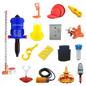 Poultry farm watering system chicken feeder and drinker for nipple drippers drinking equipment