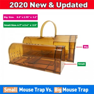 Plastic mousetrap is environmentally friendly and harmless
