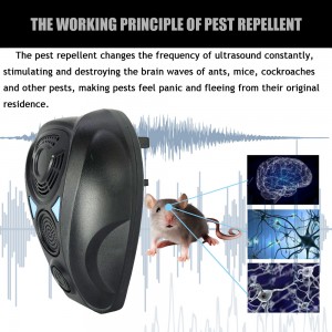 Manufactur standard Electronic Mole Repellent Manufacturers - Home Ultrasonic Rodent Killer Mosquito Repellent Hot Sale – Jinjiang