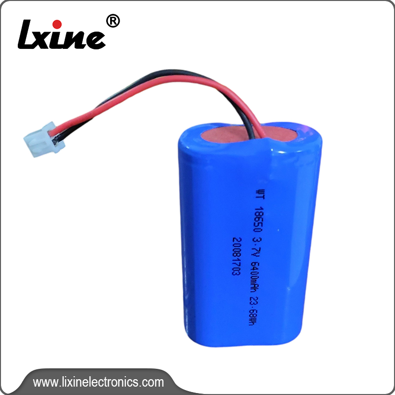 Li battery -LX-18650 6400mAh 3.7V
