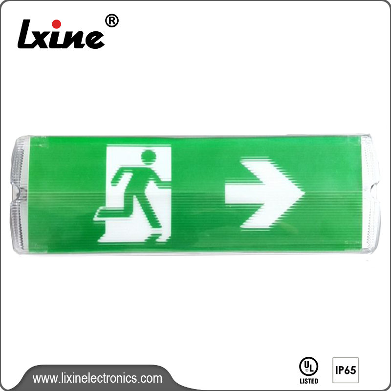 Good quality Transparent Led Exit Sign - Emergency light waterproof type LX-604ML – LIXIN