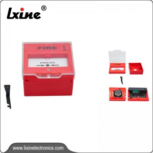 Manual call point for fire alarm system LX-505