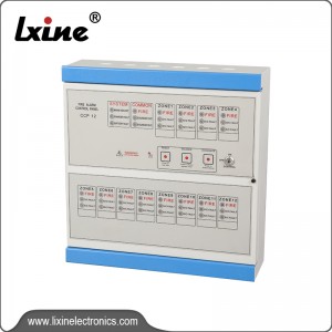 Fire alarm control panel 12 zones LX-801-12