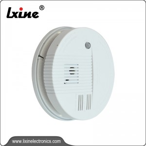Hot selling photoelectric smoke detector with battery LX-224AC/DC