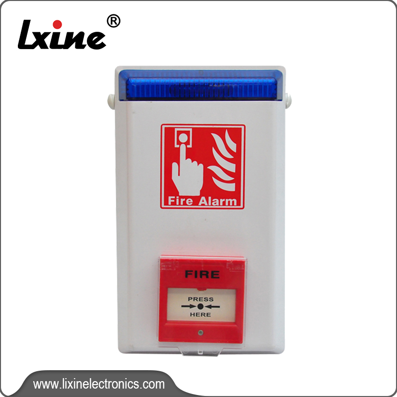 Factory supplied Battery Powered Emergency Exit Lights - Fire alarm and manual alarm button combination LX-231A – LIXIN