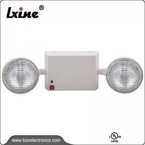 UL standard halogen emergency lighting dual adjustable heads LX-622