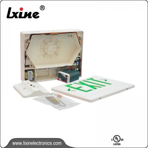 UL certified exit sign with led light  LX-750G/R