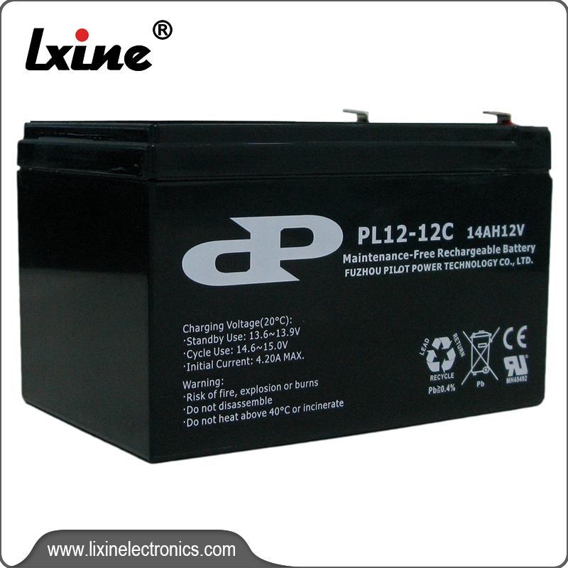 100% Original Emergency Exit Sign Battery Replacement - Lead-acid battery -LX- PL12-12C 14AH 12V – LIXIN