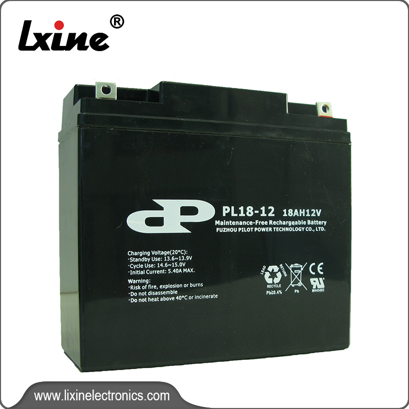 100% Original Emergency Exit Sign Battery Replacement - Lead Acid Battery PL18-12 – LIXIN