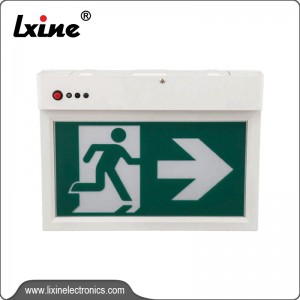 Exit sign emergency lights with SELF-DIAGNOSTIC function LX-705AT