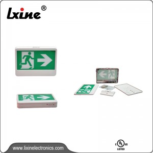 Emergency exit sign luminaire LX-751G