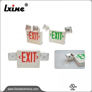 Emergency lighting combo exit sign LX-7601G/R