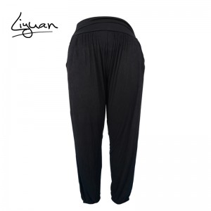 Harem Pants Black Plus Size Bottoms Loose Harem trousers