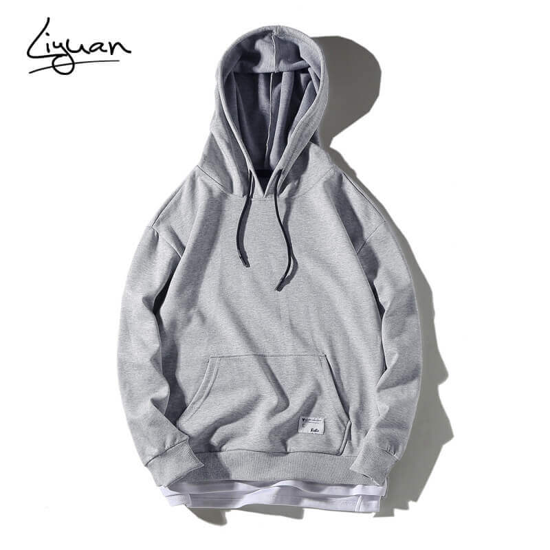Men Solid Color Layering Hoodie Sweatshirt Simple Casual Versatile Featured Image