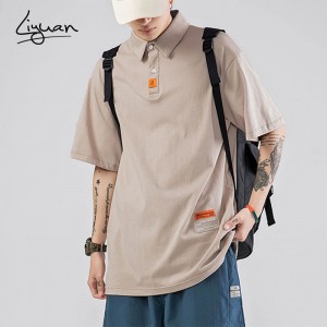 Men’s Fashion Oversized Polo T-shirt Can Go Well with Leisure