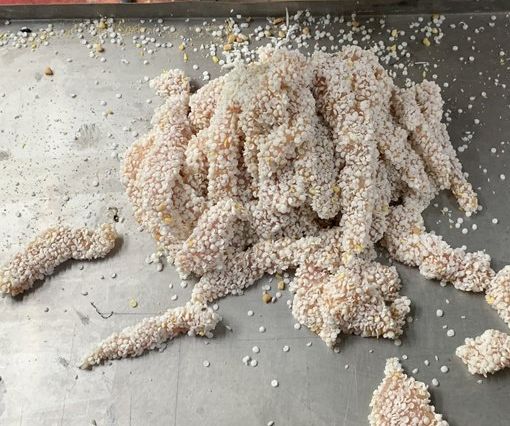 Snowflake breadcrumbs coating machine for Chicken Tenders