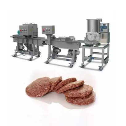 New Arrival China Industrial Burger Patty Making Machine Automatic Burger Production Line Hamburger Maker Price