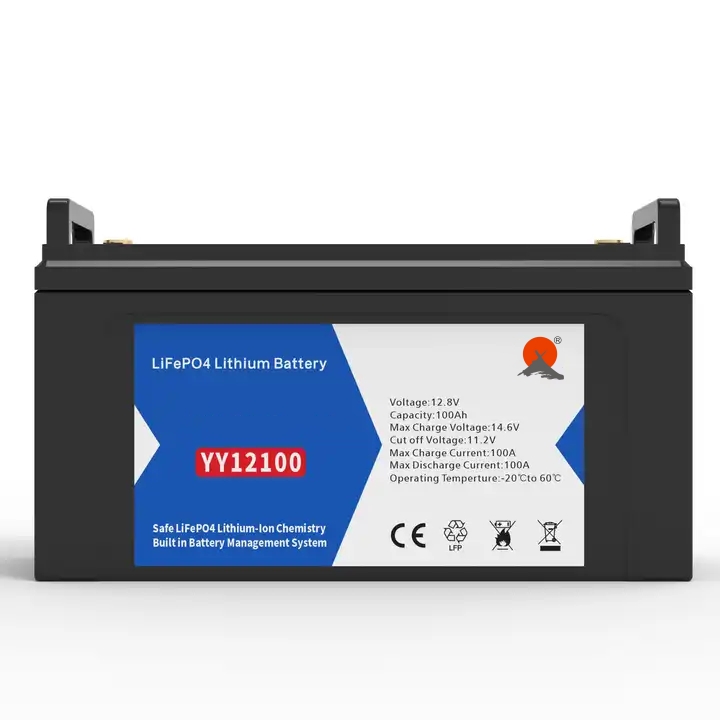 Outdoor activities Home Use 12.8V 100Ah Portable Home Cell Energy Storage Lithium Battery with BMS (1)